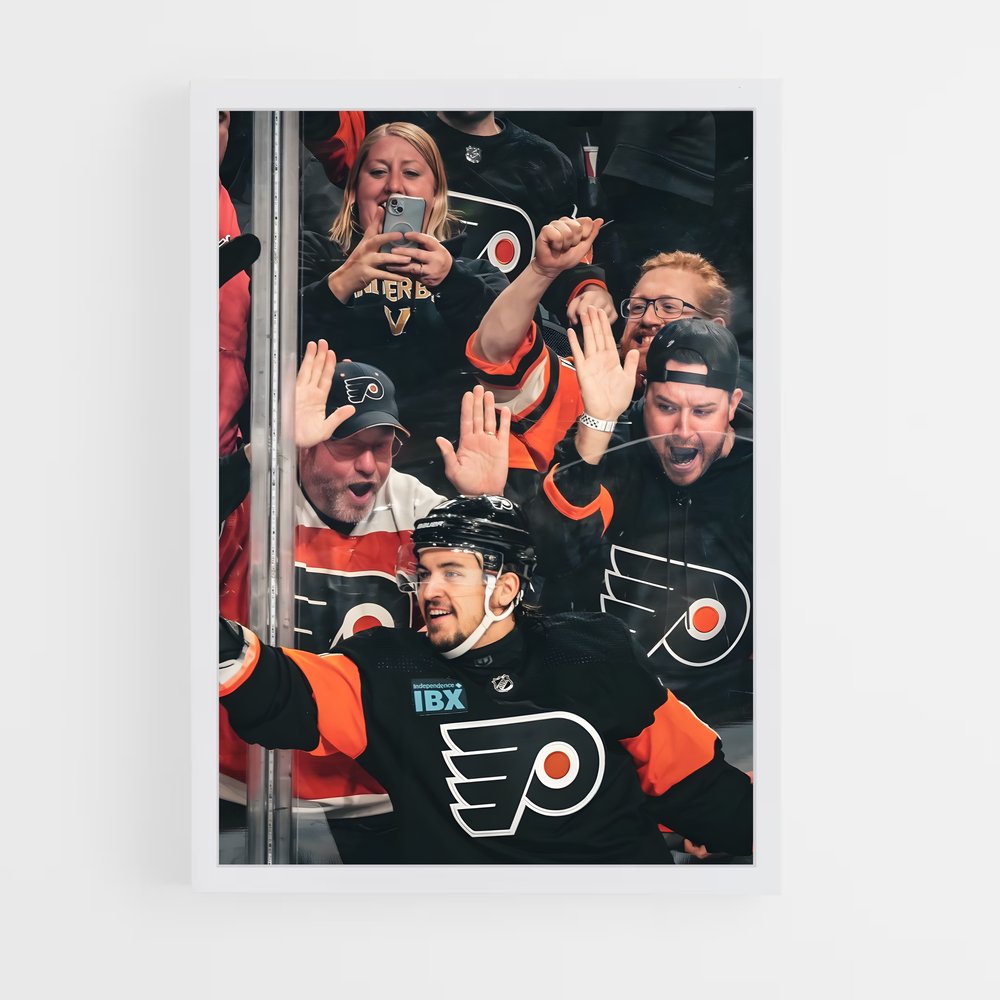 Poster Victoire des Flyers – affiche Hockey sur glace (vue 3)